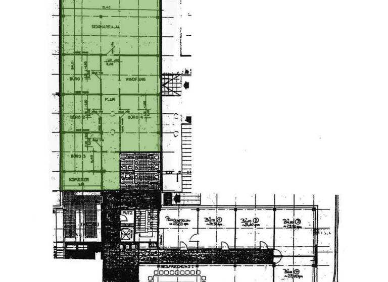 Bürofläche zur Miete provisionsfrei 314 m² Bürofläche teilbar ab 314 m² Brunshofstraße 12 Raadt Mülheim an der Ruhr 45470