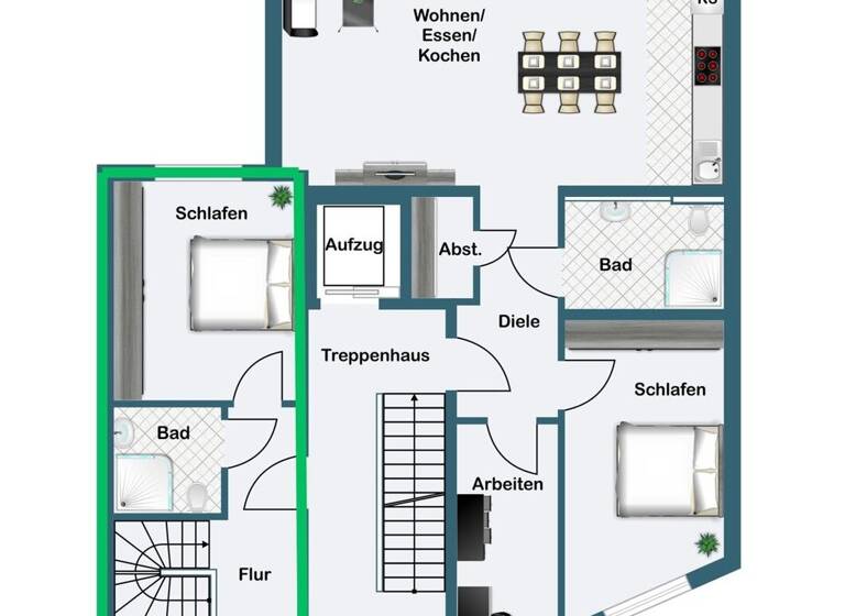 Wohnung zum Kauf - Erstbezug 420.000 € 3 Zimmer 70,1 m² EG Lövenich Köln 50859