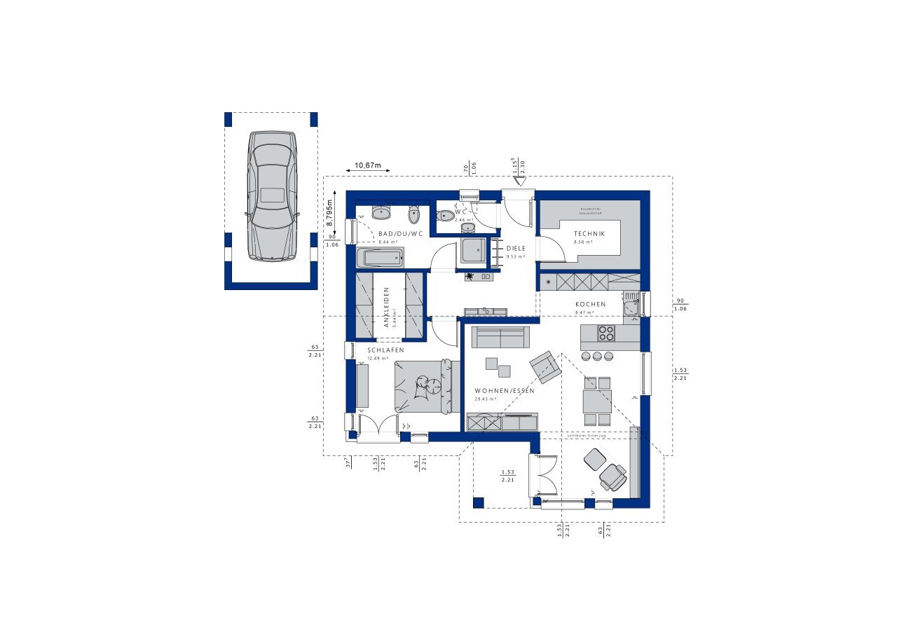 Haus zum Kauf provisionsfrei 435.975 € 2 Zimmer 77 m²<br/>Wohnfläche 409 m²<br/>Grundstück Mayen Mayen 56727