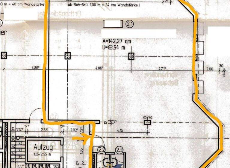 Büro zur Miete 200 € 142,3 m² Bürofläche Mühlhausen Mühlhausen/Thüringen 99974