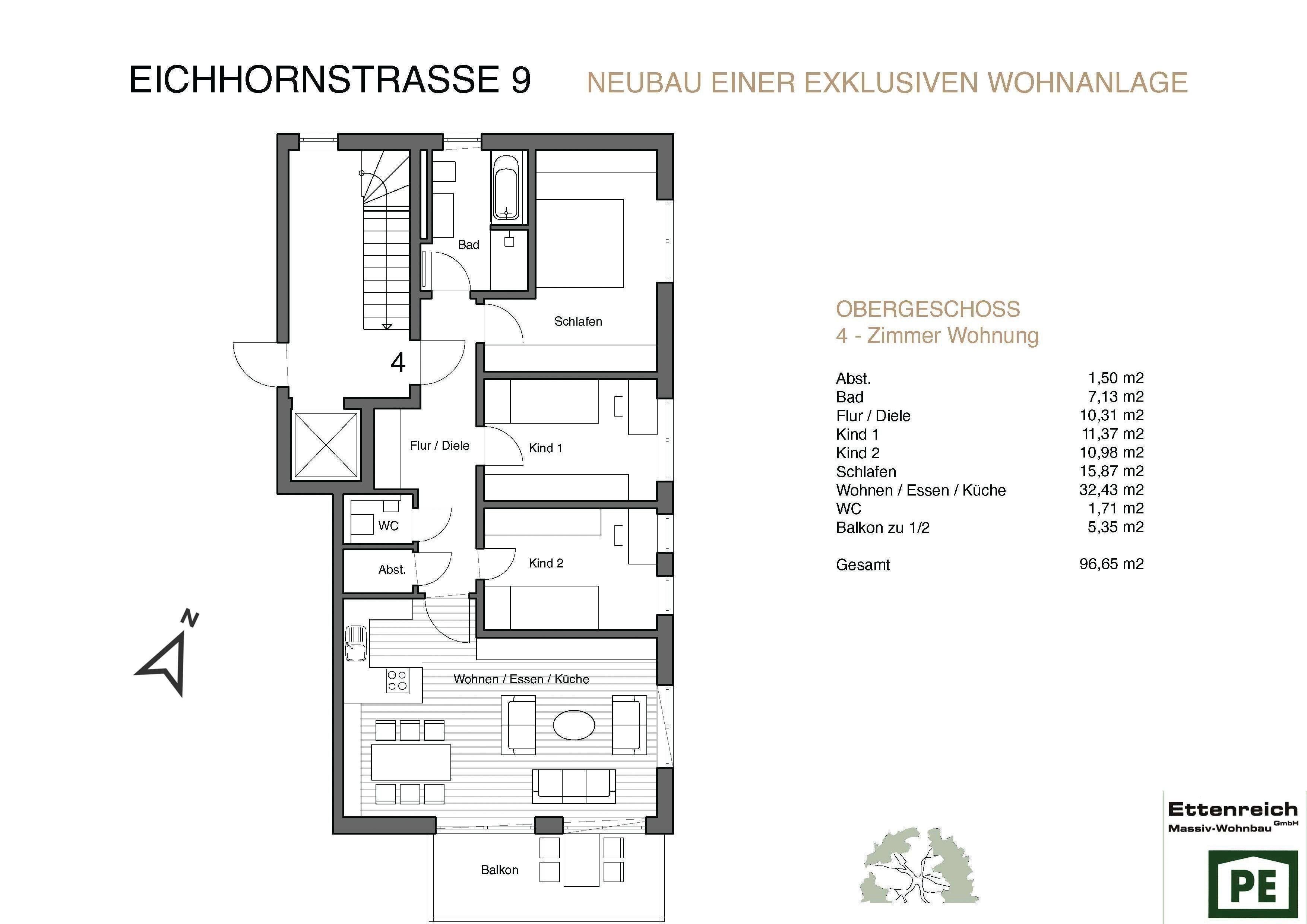 Wohnung zum Kauf 1.259.000 € 4 Zimmer 96,7 m²<br/>Wohnfläche 2.<br/>Geschoss Großhadern München 81377