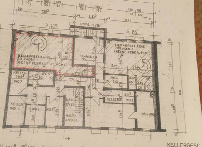 Büro zur Miete 700 € 115 m² Bürofläche Wippert 11 Burgsteinfurt Steinfurt 48565