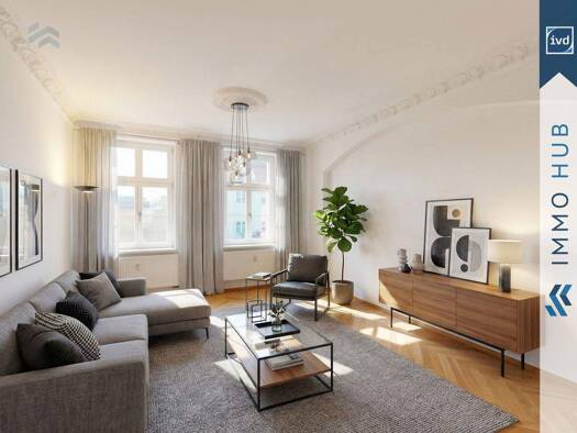 Wohnung zum Kauf 419.000 € 3 Zimmer 93 m² 2. Geschoss Zentrum-Südost Leipzig 04103