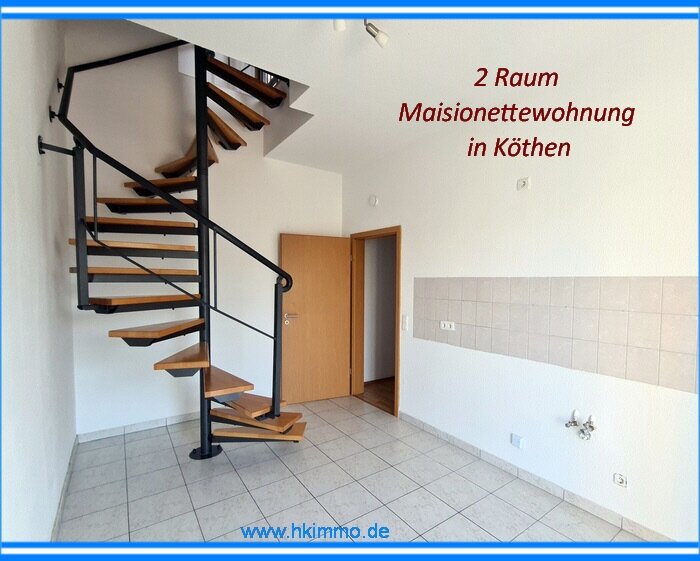 Maisonette zur Miete 355 € 2 Zimmer 64 m²<br/>Wohnfläche 1.<br/>Geschoss 01.02.2025<br/>Verfügbarkeit Köthen Köthen 06366