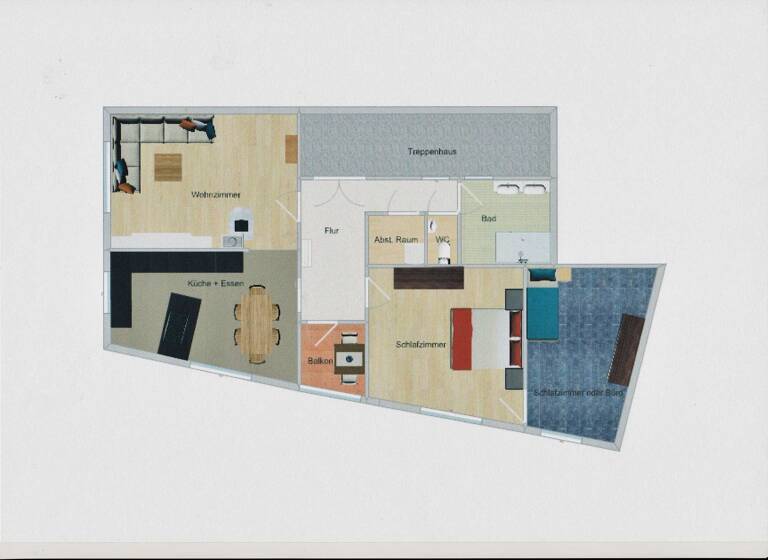 WG-Zimmer zur Miete 700 € 3,5 Zimmer 90 m² Geschoss -2/2 frei ab sofort Meßkirch 88605