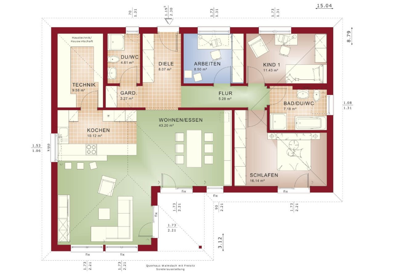 Einfamilienhaus zum Kauf provisionsfrei 783.776 € 4 Zimmer 126 m²<br/>Wohnfläche 866 m²<br/>Grundstück Kirf Wellen 54441