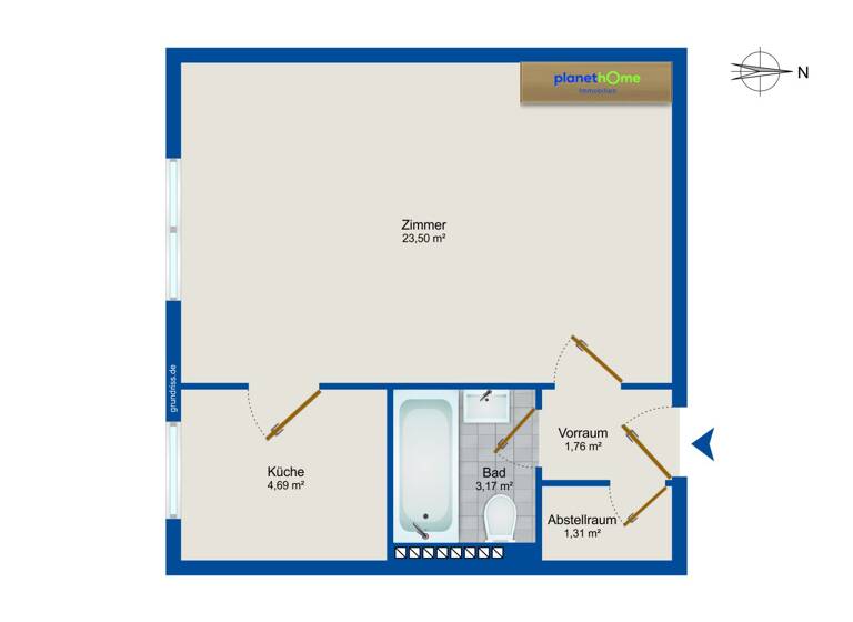 Studio zum Kauf 250.000 € 1 Zimmer 34 m² 3. Geschoss Salzburg 5020