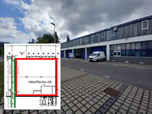 Lagerhalle zur Miete provisionsfrei 10 € 410 m² Lagerfläche James-Franck-Straße 21 Adlershof Treptow-Köpenick 12489