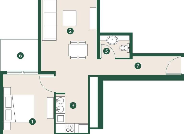 Wohnung zum Kauf provisionsfrei 283.023 € 2 Zimmer 71,7 m² Dubai 00000