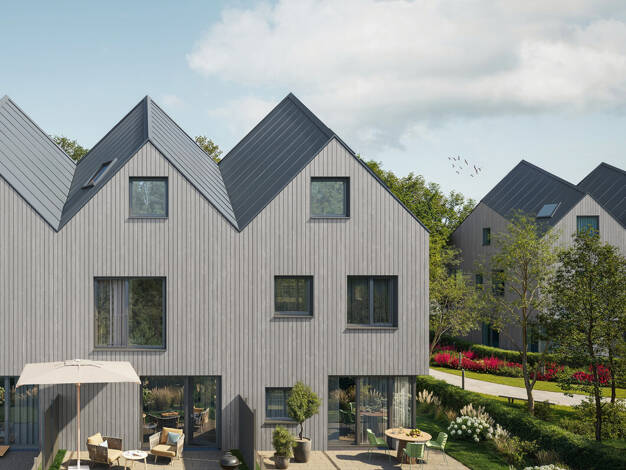 Reihenmittelhaus zum Kauf - Erstbezug provisionsfrei 1.169.900 € 5 Zimmer 112,3 m² 88,6 m² Grundstück Moosach München 80993