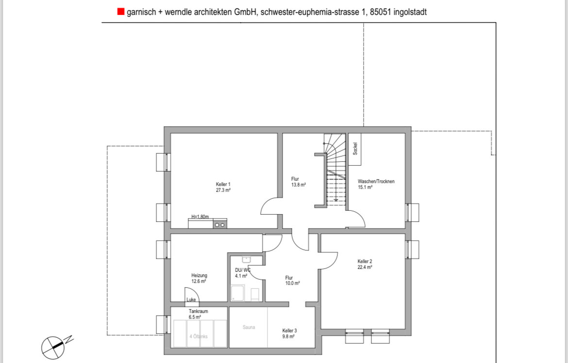 Einfamilienhaus zum Kauf provisionsfrei 843.000 € 3 Zimmer 134 m²<br/>Wohnfläche 1.042 m²<br/>Grundstück ab sofort<br/>Verfügbarkeit Dünzlau Ingolstadt 85049