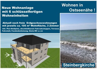 Terrassenwohnung zum Kauf als Kapitalanlage geeignet 318.000 € 3 Zimmer 105 m² Steinbergkirche Steinbergkirche 24972