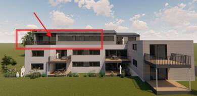 Wohnung zur Miete 1.000 € 3 Zimmer 89 m² Am Rain 8 Stetten Burladingen 72393