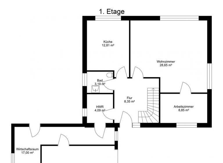 Haus zum Kauf 290.000 € 5 Zimmer 116 m² 581 m² Grundstück Pasewalk 17309