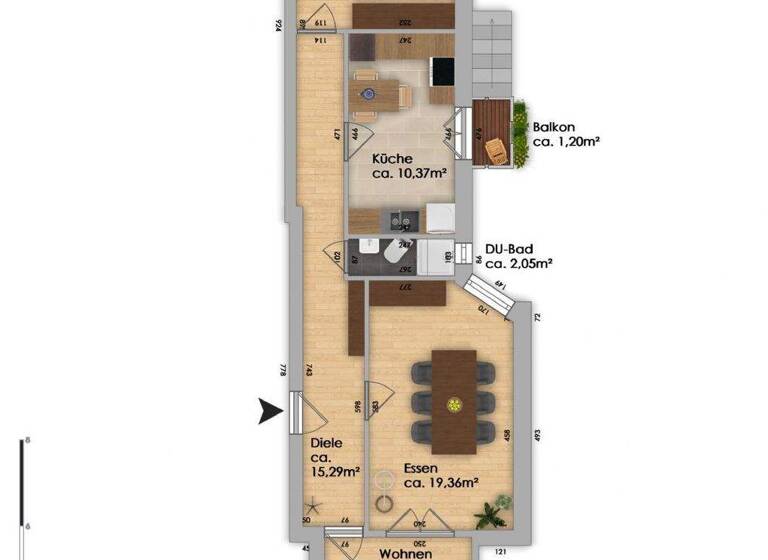 Wohnung zum Kauf provisionsfrei 679.000 € 3 Zimmer 86 m² Winterhude Hamburg 22299