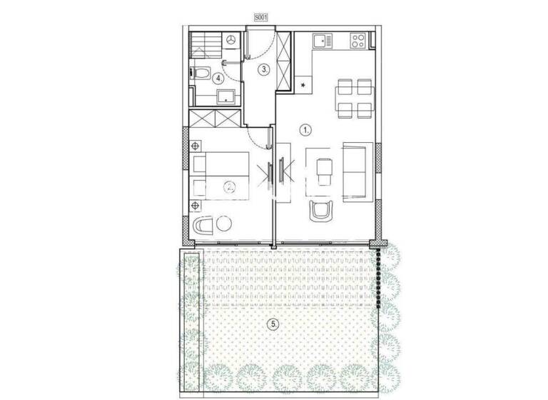 Studio zum Kauf 211.950 € 1 Zimmer 47 m² Sukosan