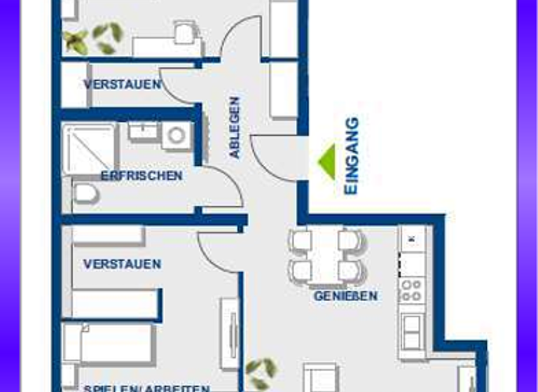 Wohnung zum Kauf 620.000 € 3 Zimmer 80 m² 3. Geschoss Berlin 13187