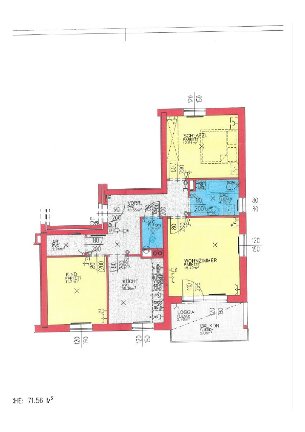 Wohnung zur Miete 653 € 3 Zimmer 71,6 m²<br/>Wohnfläche 1.<br/>Geschoss 01.12.2024<br/>Verfügbarkeit Am Spitzberg 3 Wildenau 4933