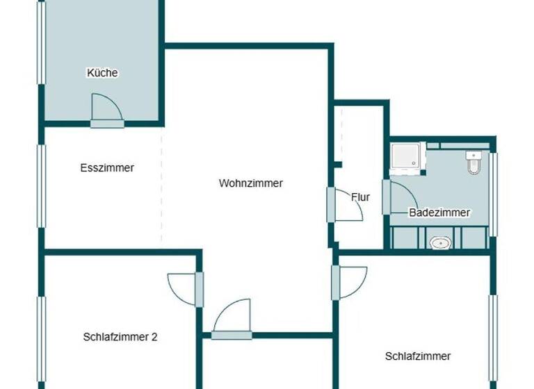 Wohnung zum Kauf provisionsfrei 155.000 € 3 Zimmer 87,3 m² EG Halle Halle (Westfalen) 33790