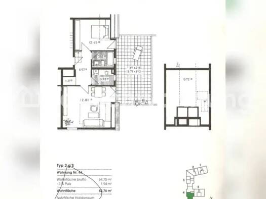 Wohnung zur Miete Tauschwohnung 505 € 3 Zimmer 63 m² 3. Geschoss Weißig Dresden 01328