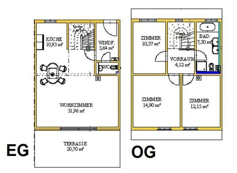 Reihenmittelhaus zur Miete 992 € 100,9 m² Sonnleite 4 Vitis 3902