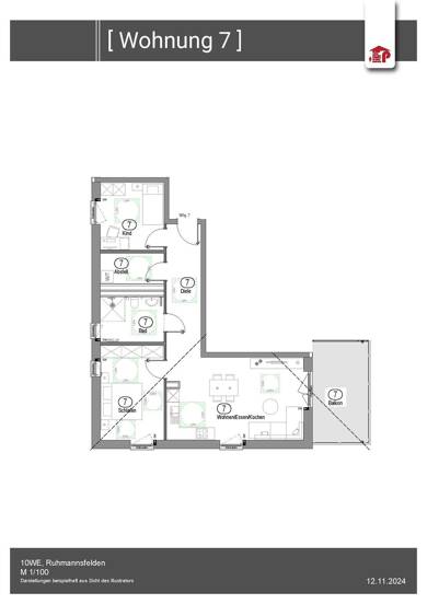 Wohnung zur Miete 880 € 3 Zimmer 82,3 m² Ruhmannsfelden Ruhmannsfelden 94239