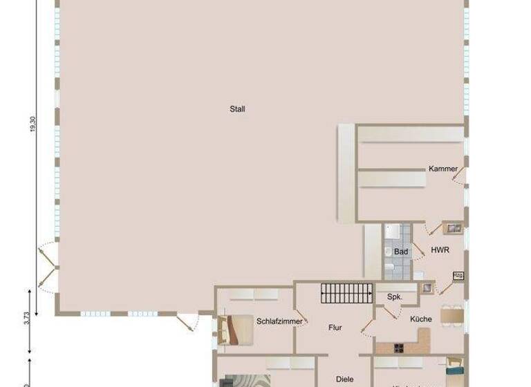Haus zum Kauf 480.000 € 6 Zimmer 195 m² 13.517 m² Grundstück Sankt Annen 25776