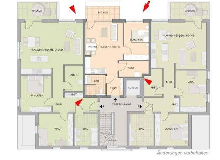 Wohnung zur Miete 820 € 2,5 Zimmer 56,6 m² frei ab 01.04.2026 Kreuzkamp 32 Mellendorf Wedemark 30900