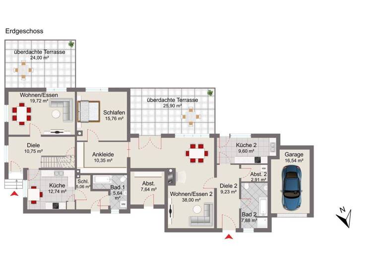 Mehrfamilienhaus zum Kauf 225.000 € 9 Zimmer 249 m² 1.094 m² Grundstück Oldendorf Zeven, Oldendorf 27404