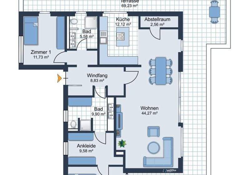 Penthouse zum Kauf 1.090.000 € 3,5 Zimmer 153 m² EG frei ab 01.04.2026 Kressbronn 88079