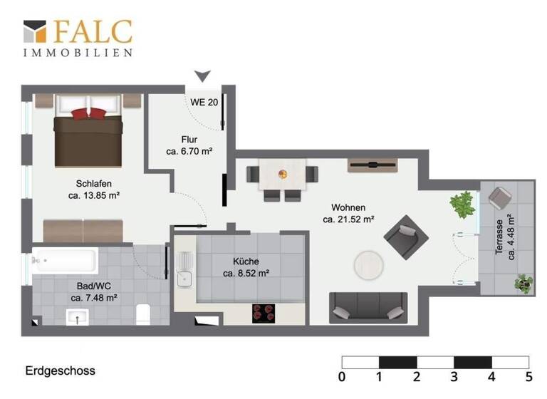 Wohnung zum Kauf 122.000 € 2 Zimmer 62,6 m² Machern 04827