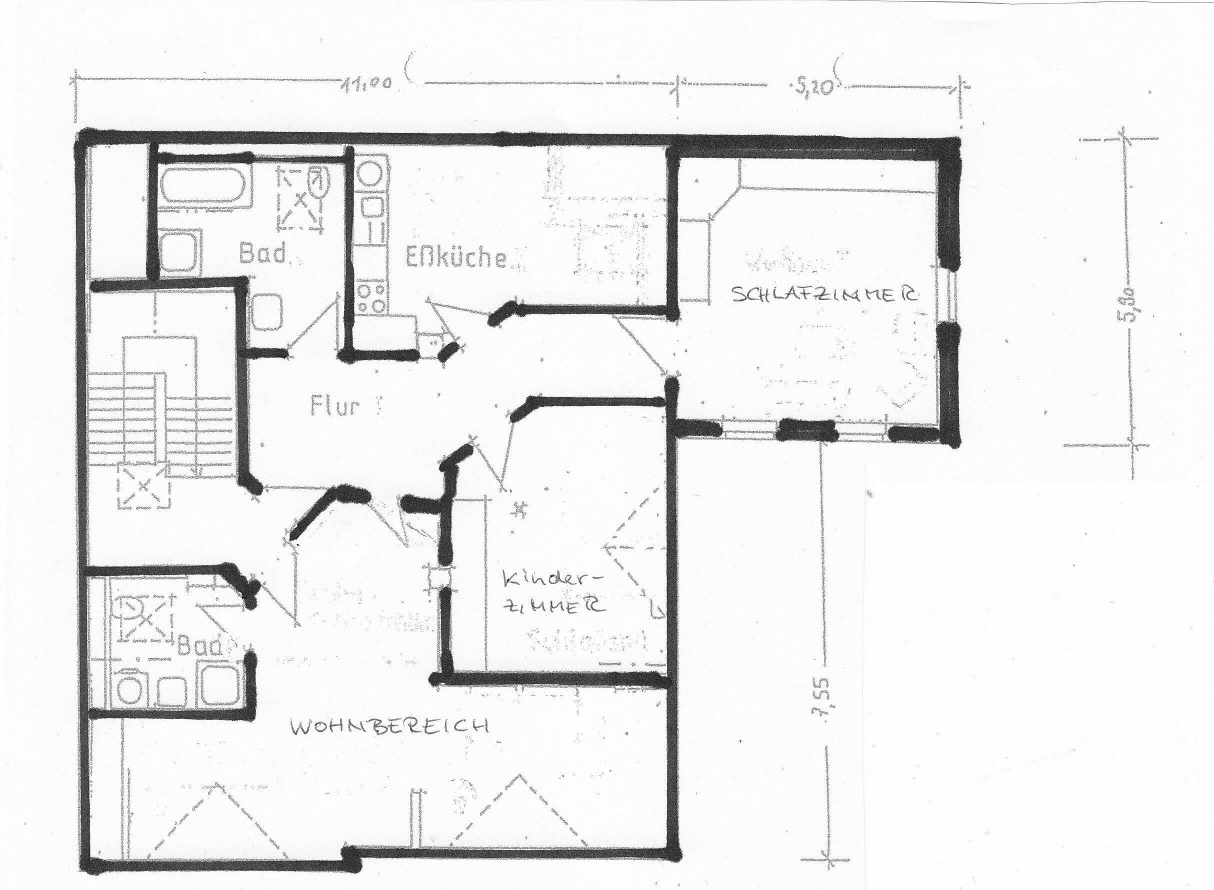 Wohnung zur Miete 1.100 € 3 Zimmer 111 m²<br/>Wohnfläche 3.<br/>Geschoss 01.02.2025<br/>Verfügbarkeit Radebeul 01445