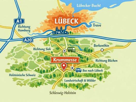 Einfamilienhaus zum Kauf 419.000 € 1 Zimmer 122 m² 394 m² Grundstück St. Jürgen Krummesse 23628