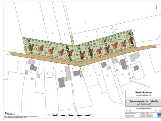Grundstück zum Kauf 125 € 854 m² Grundstück Neubruchhausen Bassum 27211