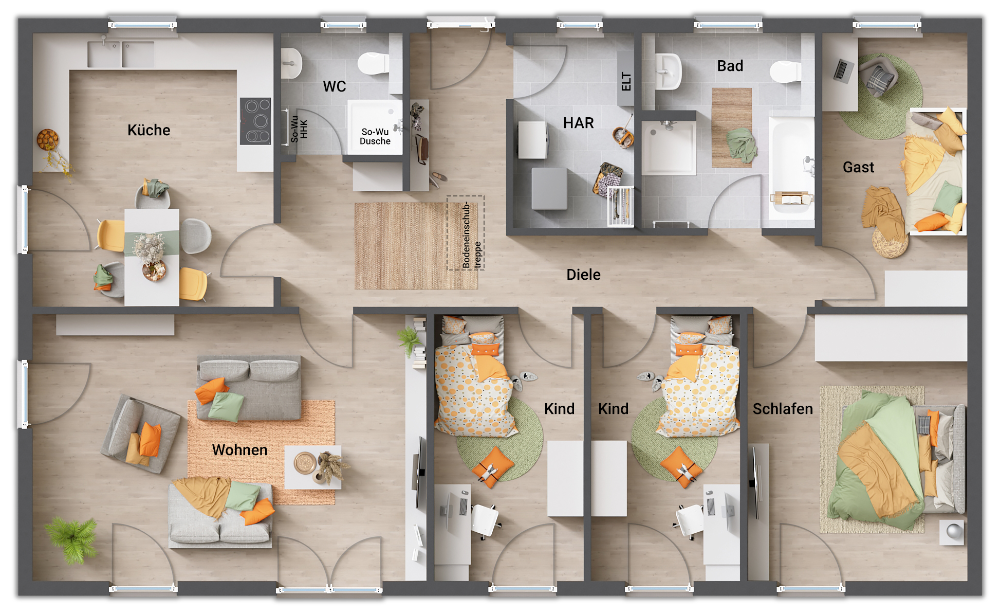 Einfamilienhaus zum Kauf 292.550 € 6 Zimmer 130 m²<br/>Wohnfläche 844 m²<br/>Grundstück Leimbach Eiterfeld 36132