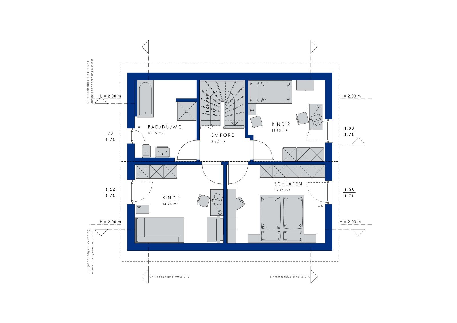 Haus zum Kauf 618.485 € 5 Zimmer 136 m²<br/>Wohnfläche 600 m²<br/>Grundstück Neviges-Tönisheide Velbert 42553