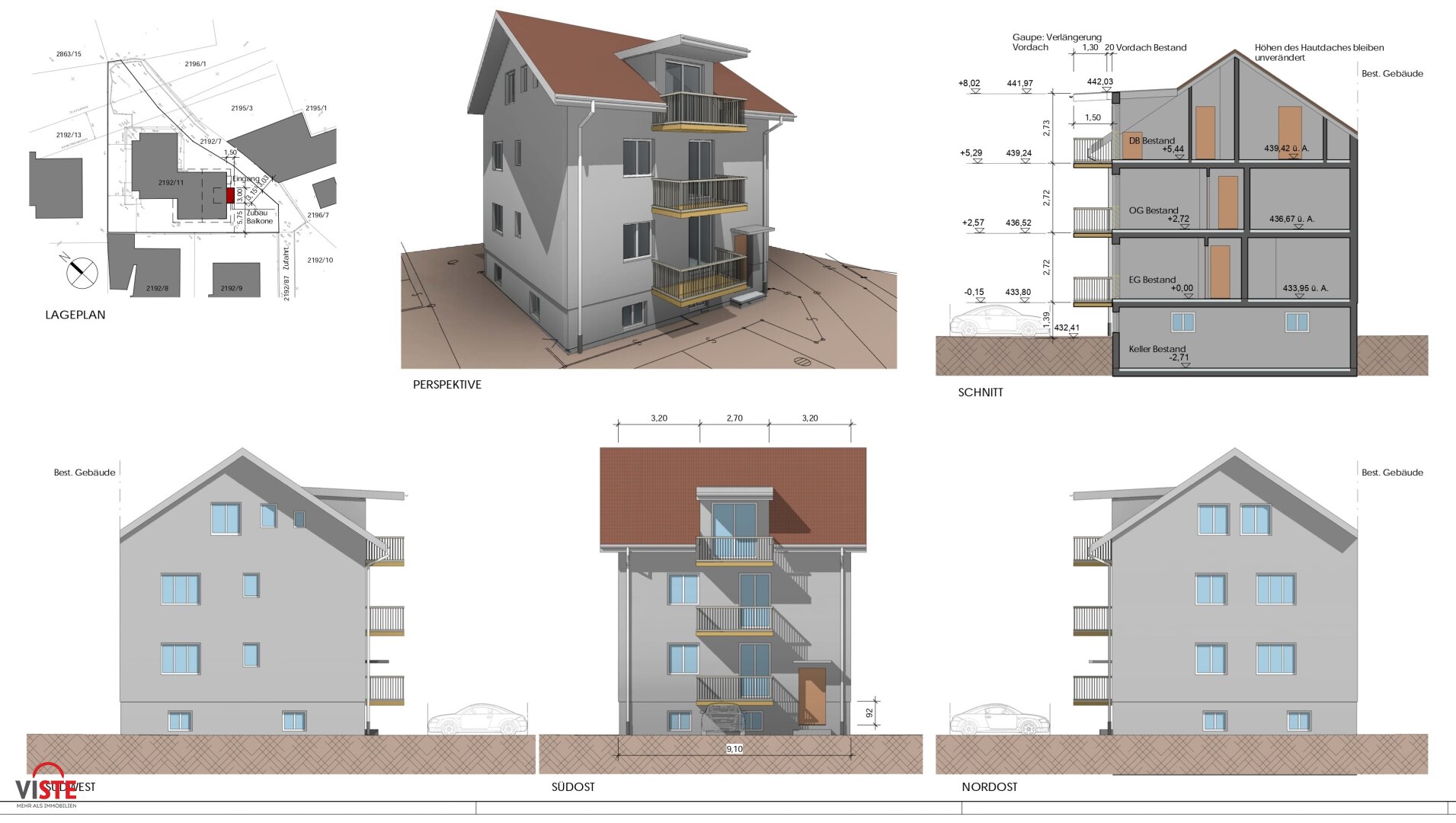 Mehrfamilienhaus zum Kauf 390.000 € 9,5 Zimmer 175,7 m²<br/>Wohnfläche Langwiedweg Hallwang II Salzburg 5023