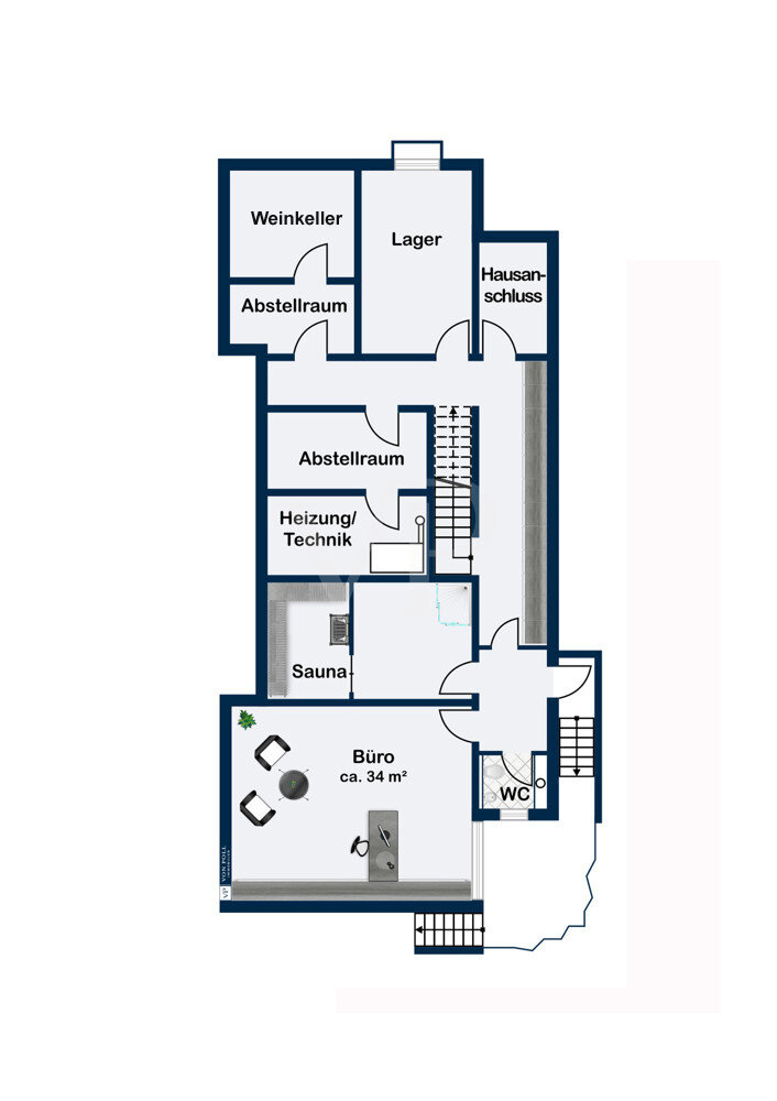 Einfamilienhaus zum Kauf 1.095.000 € 7 Zimmer 271 m²<br/>Wohnfläche 555 m²<br/>Grundstück Biberach - West Heilbronn Biberach 74078