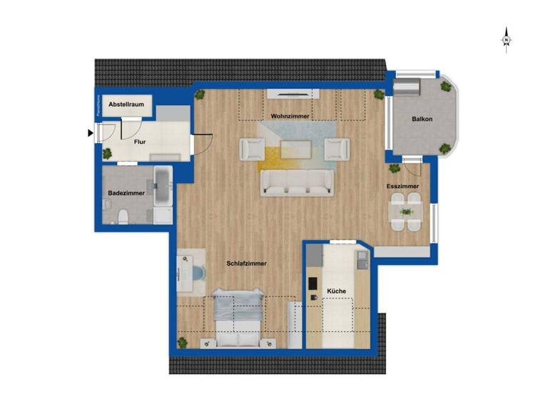 Studio zum Kauf 265.000 € 1 Zimmer 68 m² Finthen Mainz 55126