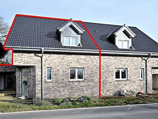 Doppelhaushälfte zur Miete - Erstbezug 2.100 € 4 Zimmer 137 m² 410 m² Grundstück Wyler Kranenburg-Wyler 47559