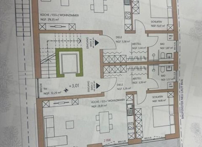 Wohnung zum Kauf - Erstbezug 320.000 € 2 Zimmer 71 m² frei ab sofort Schodener Str. 14 Beurig Saarburg 54439
