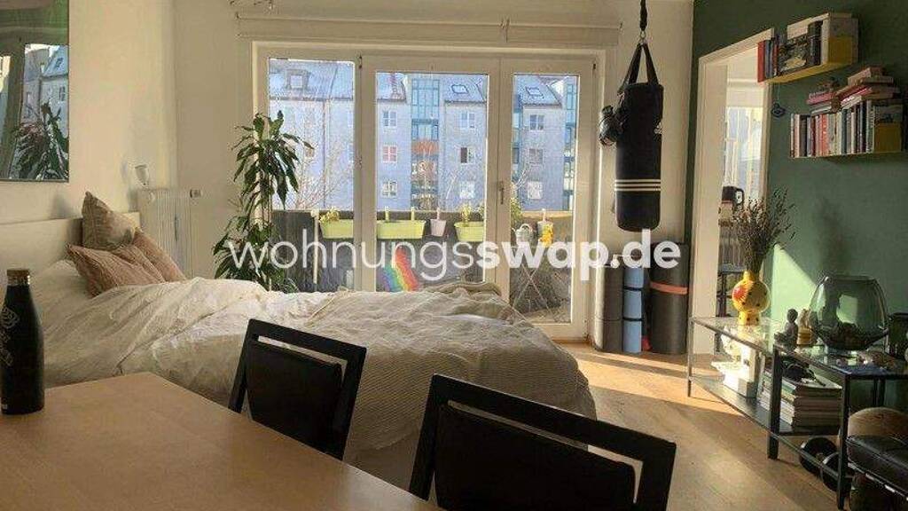 Studio zur Miete Tauschwohnung 950 € 1 Zimmer 38 m² 3. Geschoss Obergiesing München 81539