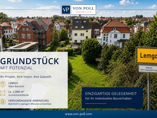 Grundstück zum Kauf 290.000 € 2.000 m² Grundstück Lemgo Lemgo 32657