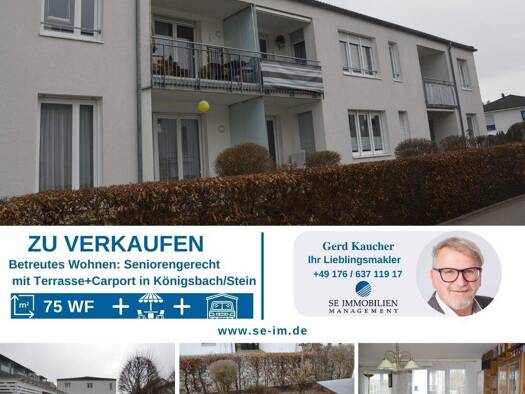 Wohnung zur Miete 750 € 3 Zimmer 75 m² Königsbach Königsbach-Stein 75203