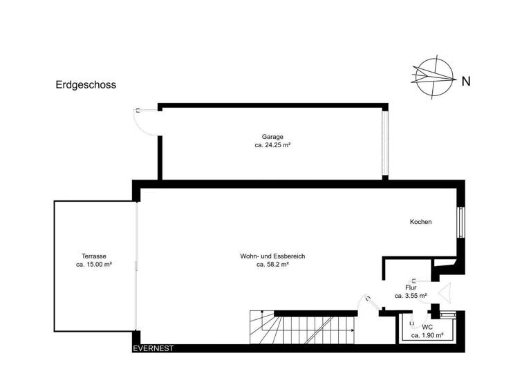 Einfamilienhaus zum Kauf 1.990.000 € 5 Zimmer 221 m² 266 m² Grundstück Mörsenbroich Düsseldorf 40470