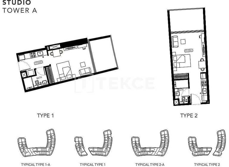 Studio zum Kauf 335.000 € 2 Zimmer 70 m² 1. Geschoss Dubai