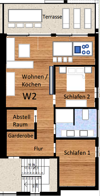 Wohnung zum Kauf 395.934 € 3 Zimmer 99 m²<br/>Wohnfläche Krötenbruck Hof 95032