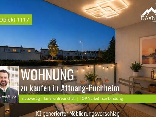 Wohnung zum Kauf - Erstbezug 278.000 € 3 Zimmer 1. Geschoss Attnang-Puchheim 4800