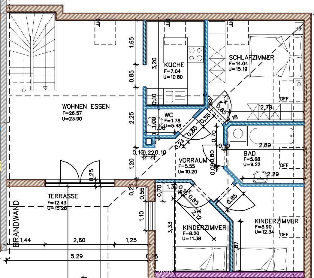 Terrassenwohnung zur Miete 490 € 4 Zimmer 87,3 m²<br/>Wohnfläche Gniebing 59 Feldbach 8330