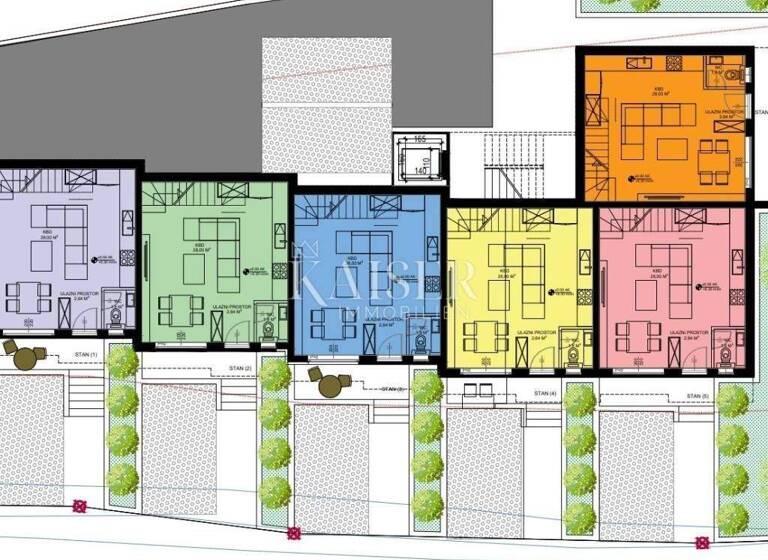 Wohnung zum Kauf 280.000 € 3 Zimmer 76 m² Sveti Petar na Moru, Sveti Filip I Jakov Sveti Filip i Jakov